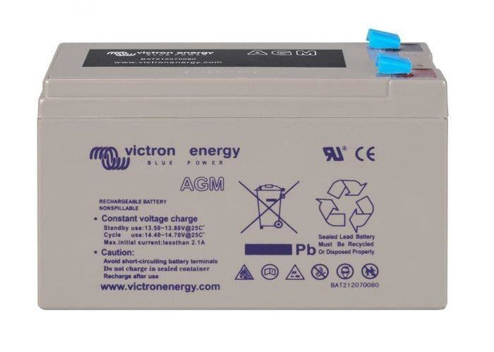 Victron Energy AGM Super Cycle Battery 12V 15Ah (Faston-tab 6.3×0.8mm) – BAT412015080-Powerland