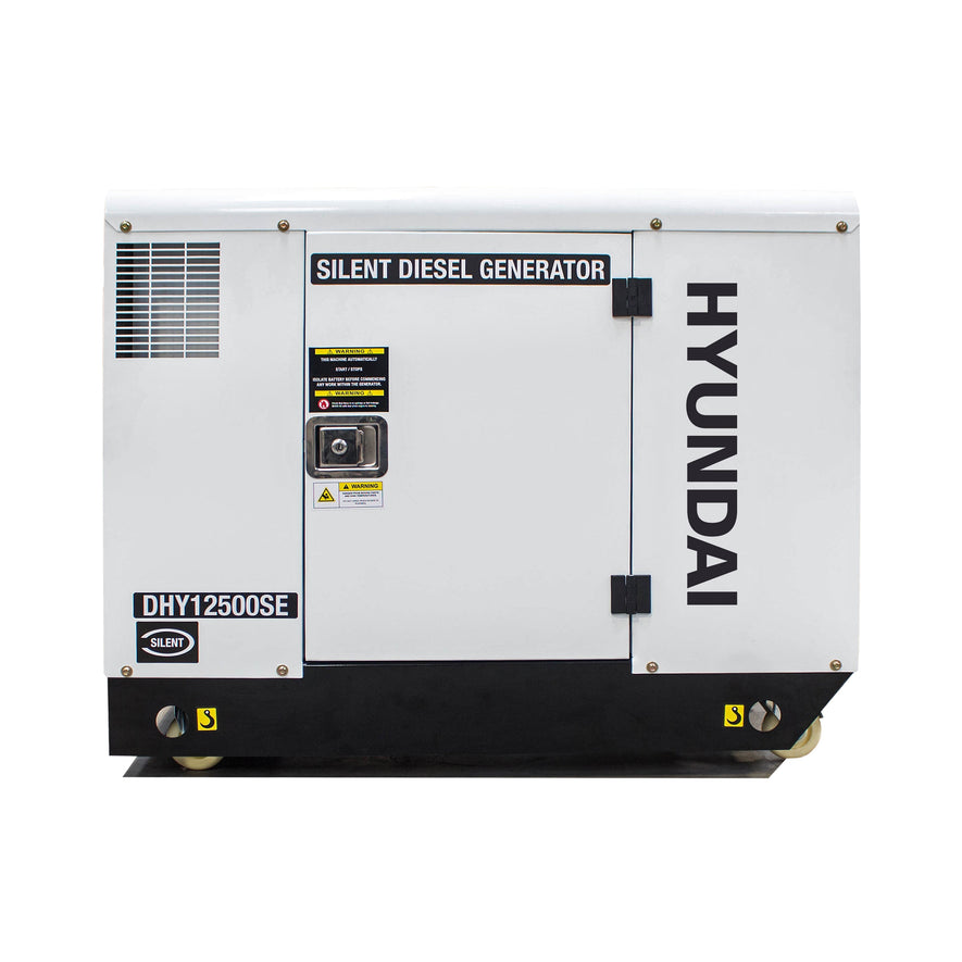 DHY12500SE - 10kW Single phase 3000rpm generator, 230v diesel silenced generator  air-cooled