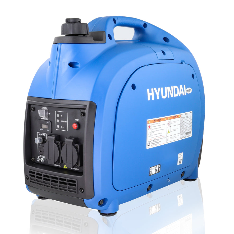 HY2000Si - 2000w inverter generator, pure sine wave, includes accessories and 600ml of oil