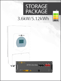 Sunsynk Sun 3.6kW Hybrid / Sunsynk 5.12kWh Package-Powerland