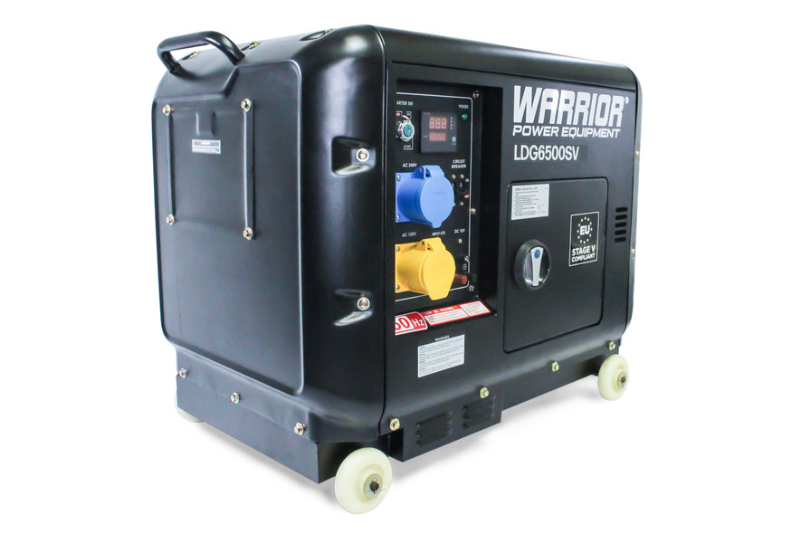 Warrior 6.25 kva Diesel Generator - LDG6500SV