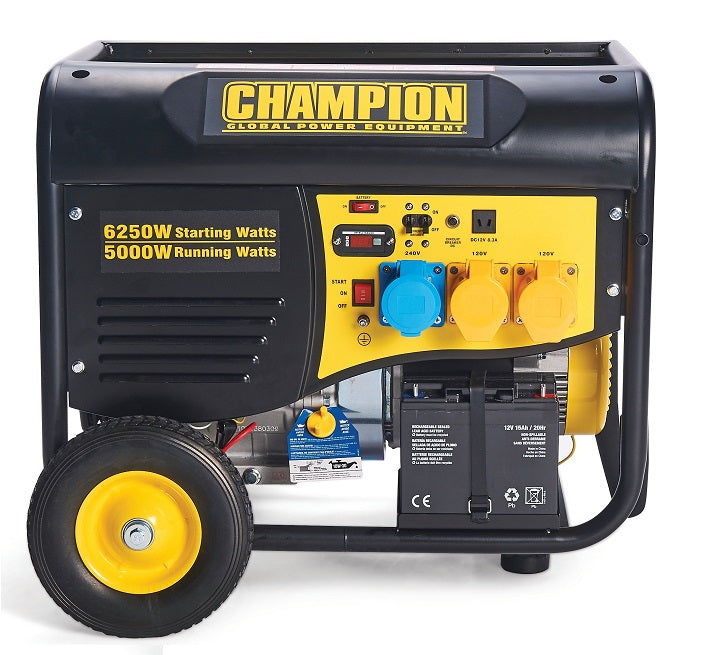Champion 5500 Watt Petrol Generator With Remote Start -CPG6500-E2-Powerland