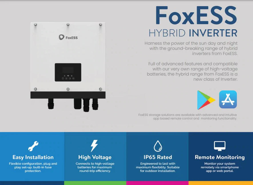 Fox H1 3.7kW Hybrid Inverter-Powerland